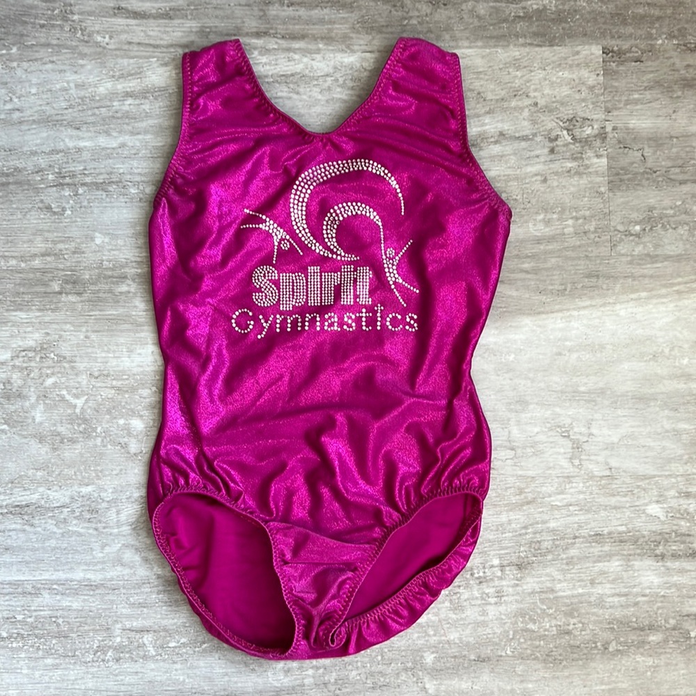 Go for the Gold girls gymnastics leotard